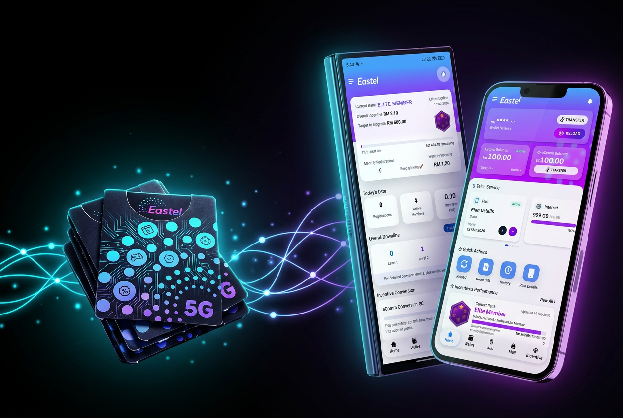 Rangkaian 5G EASTEL pendapatan pasif
